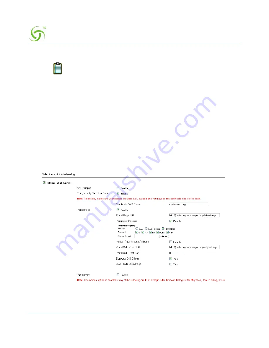 Nomadix Access Gateways User Manual Download Page 74