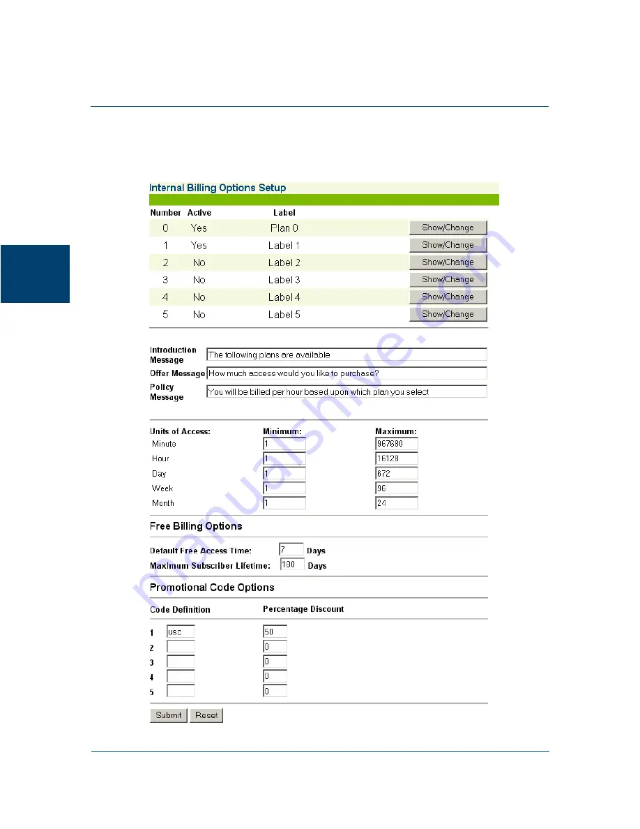 Nomadix AG-2000W User Manual Download Page 134