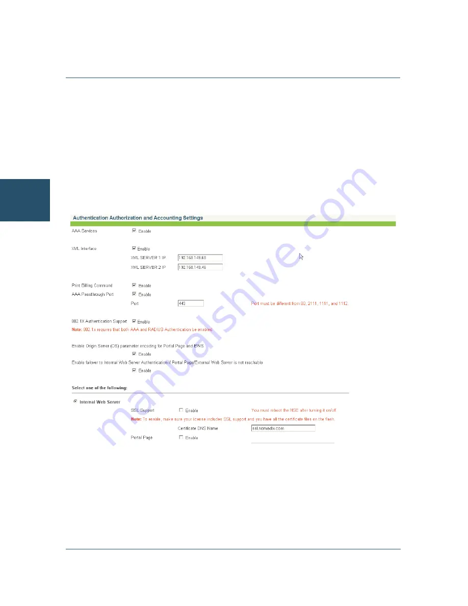 Nomadix AG 5000 User Manual Download Page 64