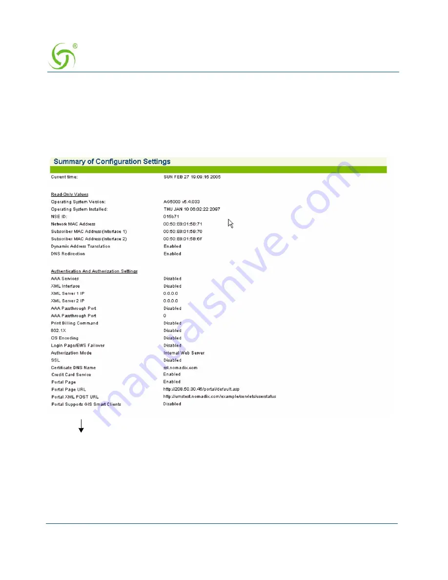 Nomadix AG 5500 User Manual Download Page 156