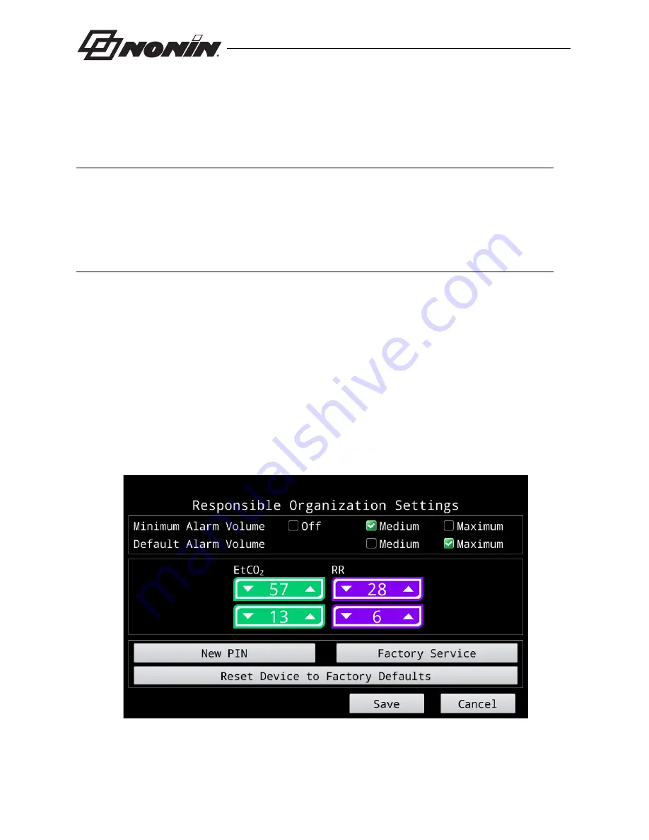 Nonin RespSense II LS1R Operator'S Manual Download Page 32