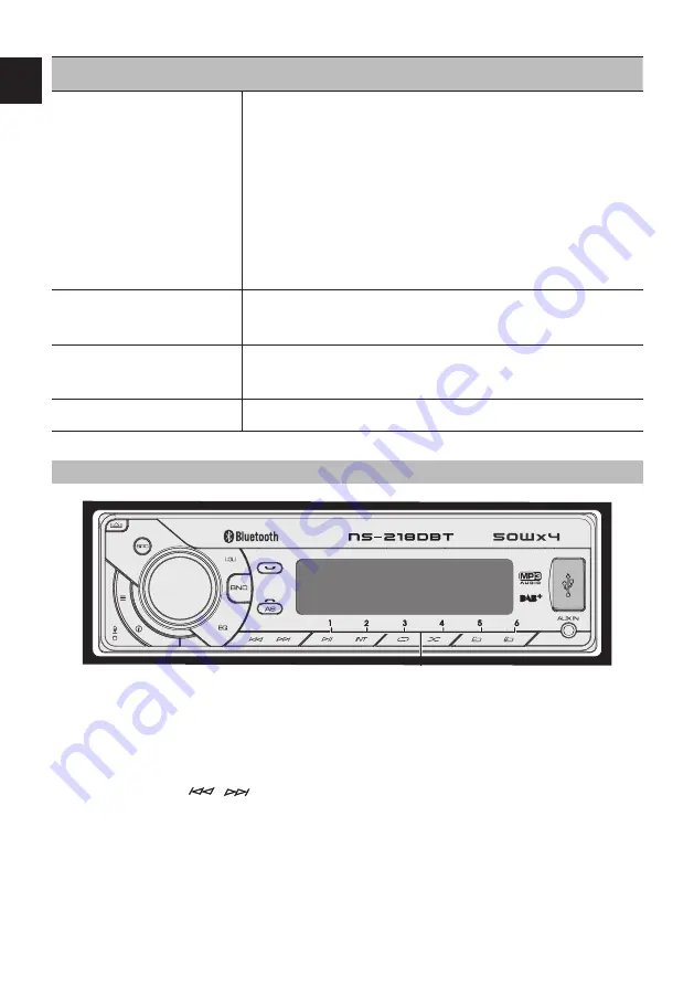 NORAUTO SOUND NS-218 DBT Скачать руководство пользователя страница 16