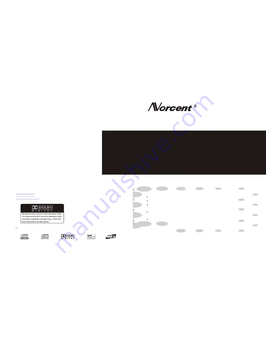 Norcent DP1800 Operating Instructions Manual Download Page 1