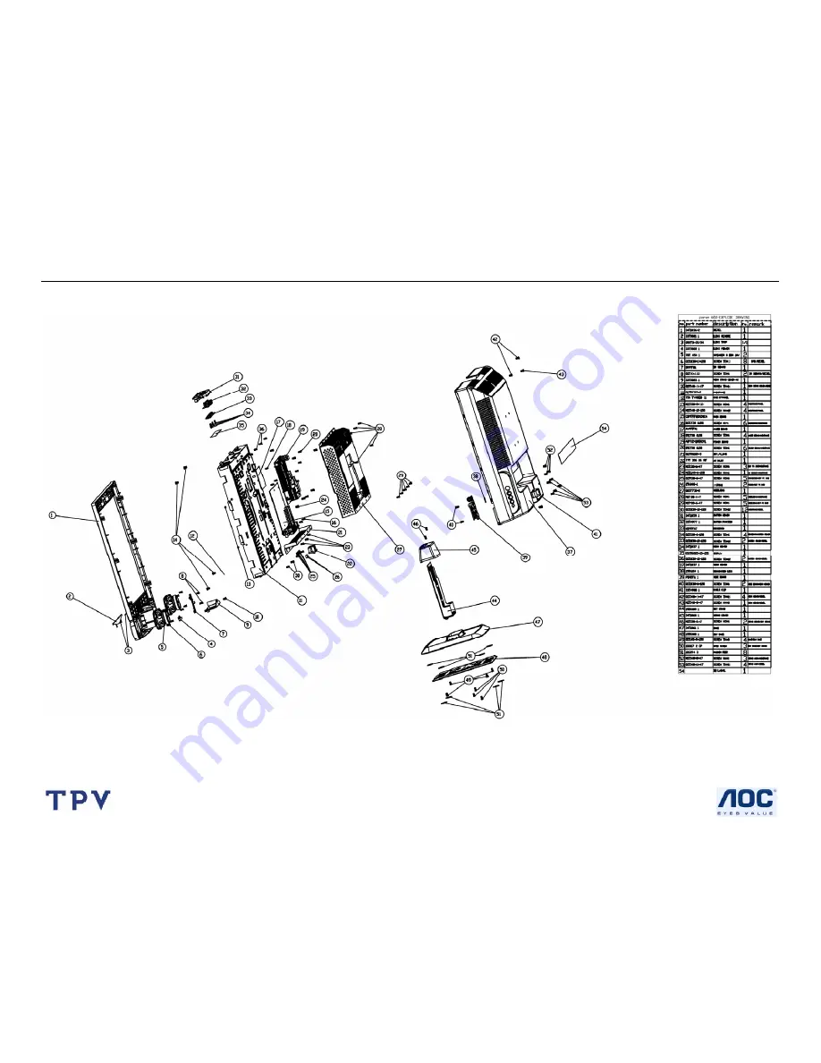 Norcent Norcent LT2725 Service Manual Download Page 58