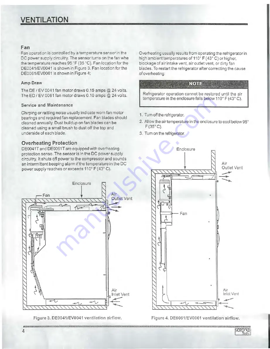 Norcold DE / EV 0041 Скачать руководство пользователя страница 4