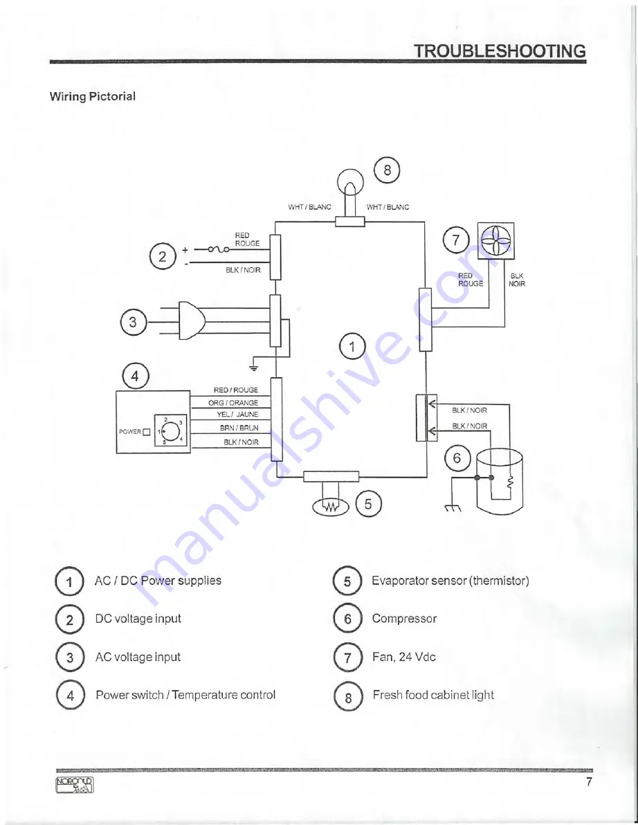 Norcold DE / EV 0041 Service Manual Download Page 7