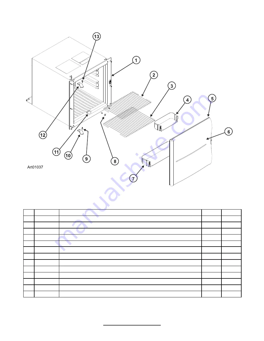 Norcold N260 Parts List Download Page 2