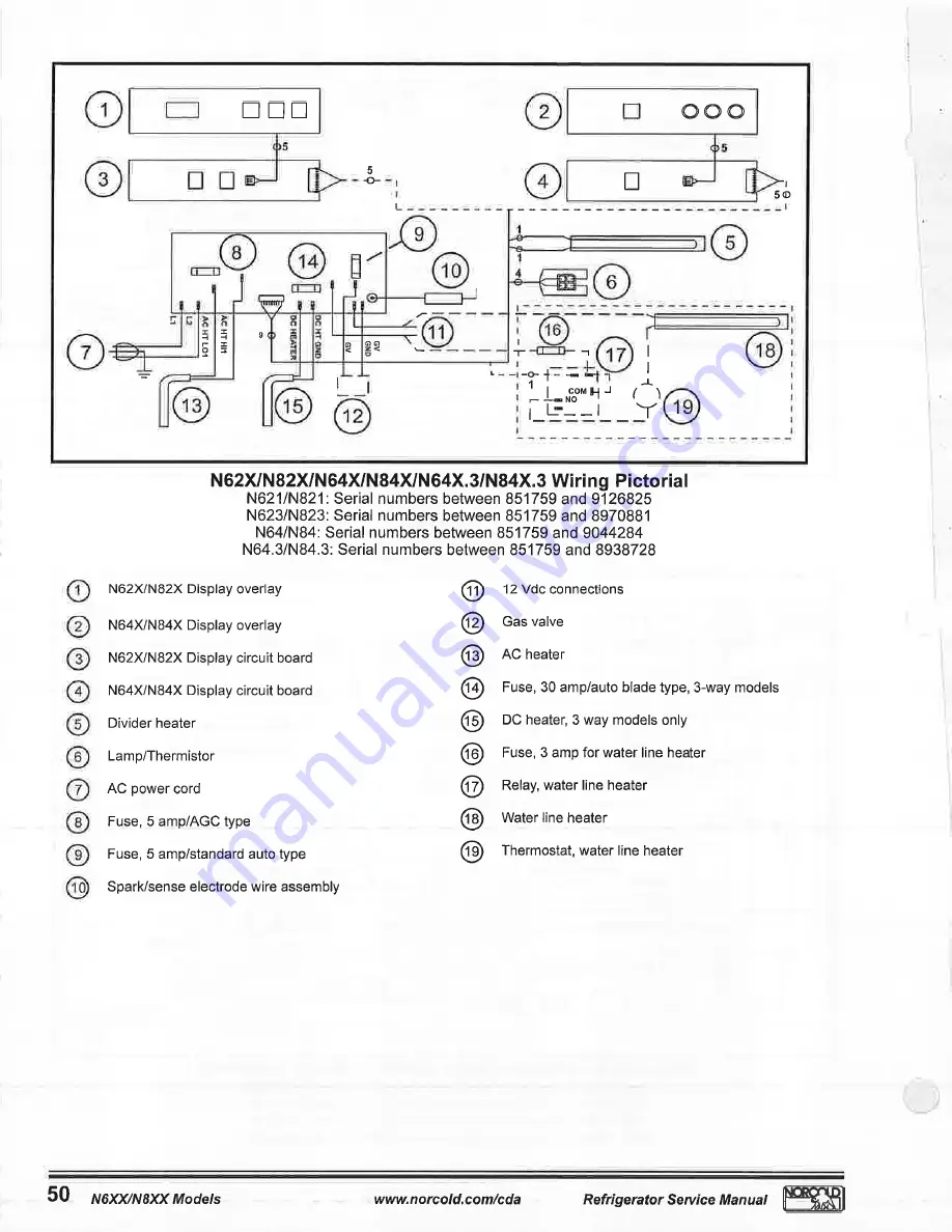 Norcold N61X Series Скачать руководство пользователя страница 53