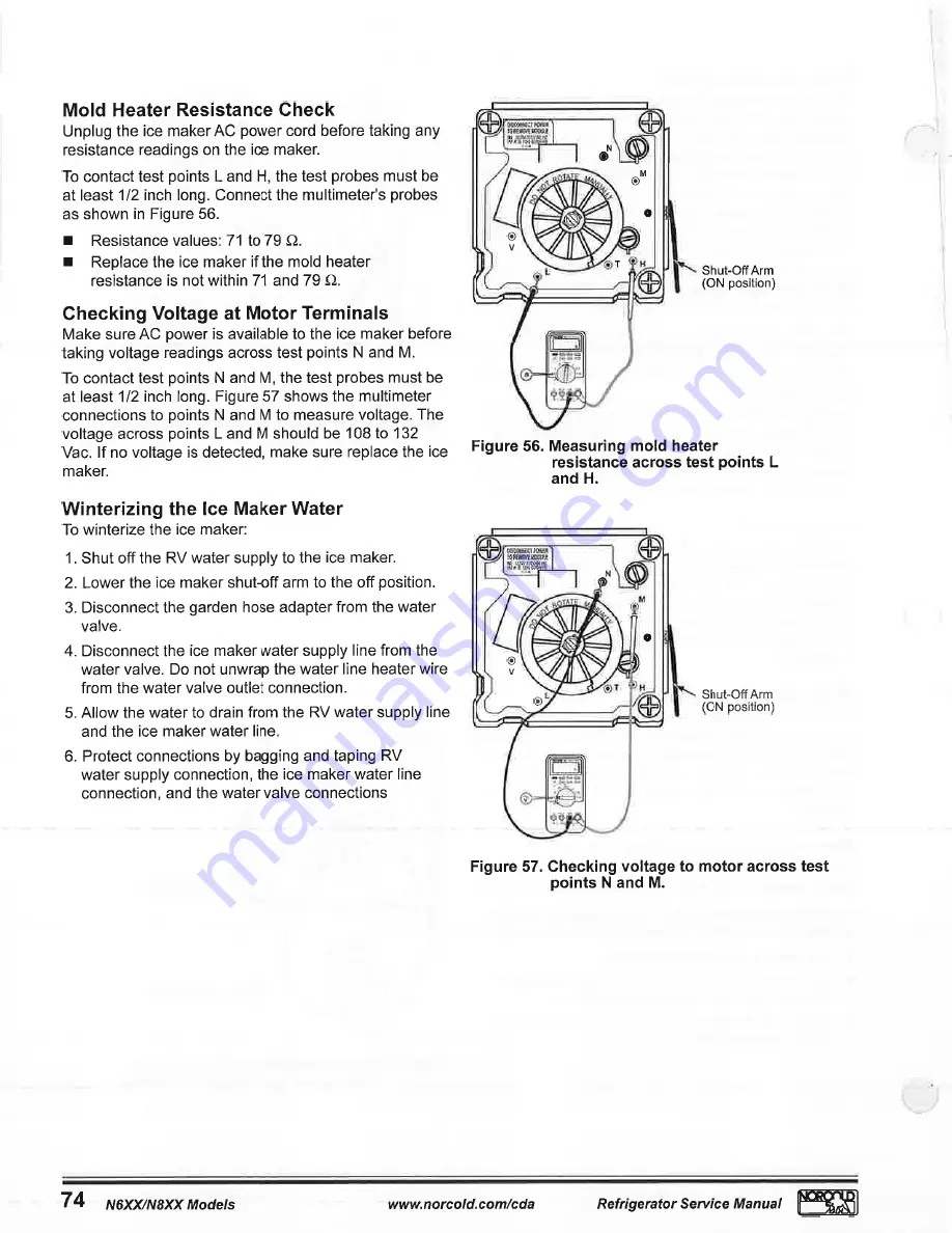 Norcold N61X Series Service Manual Download Page 77