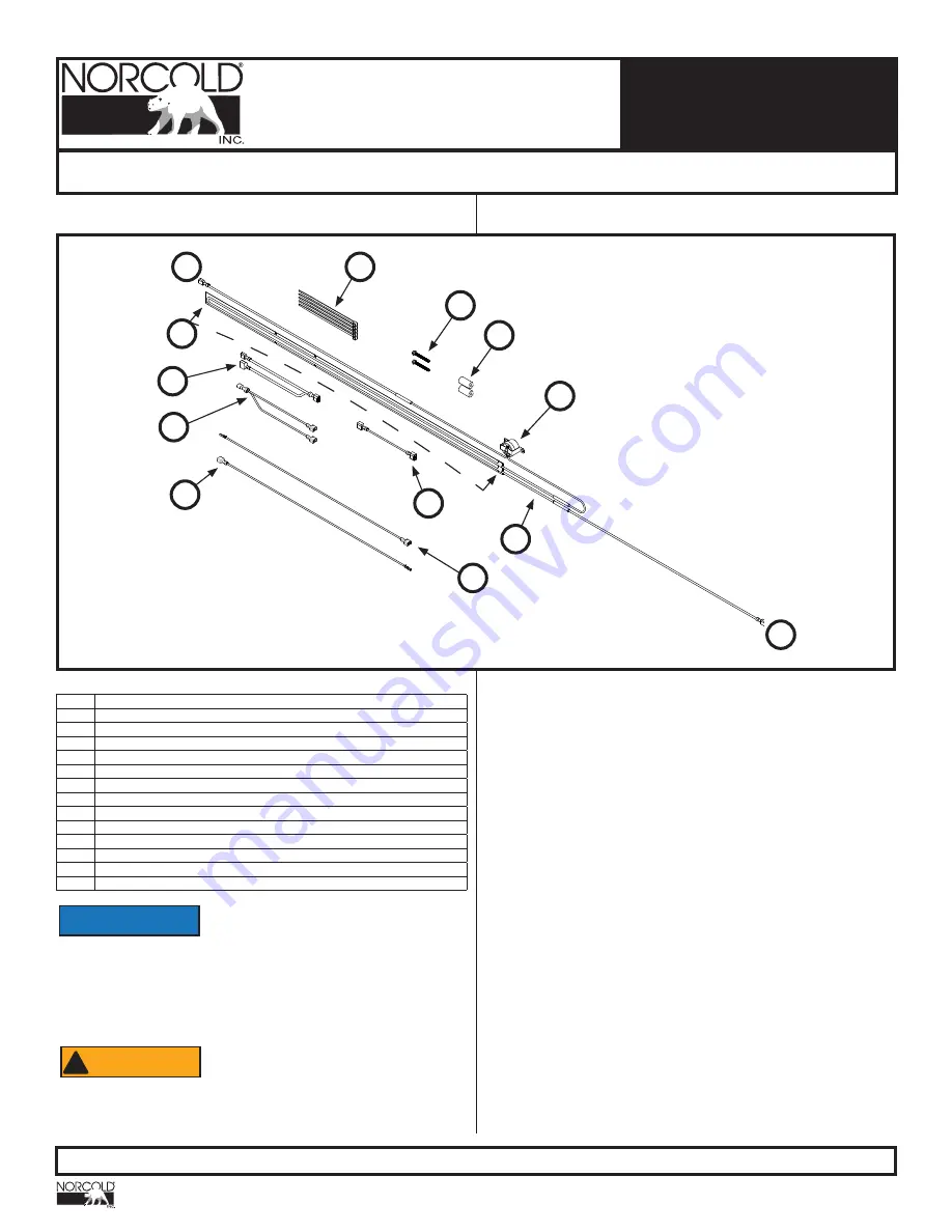 Norcold N7 Quick Start Manual Download Page 1