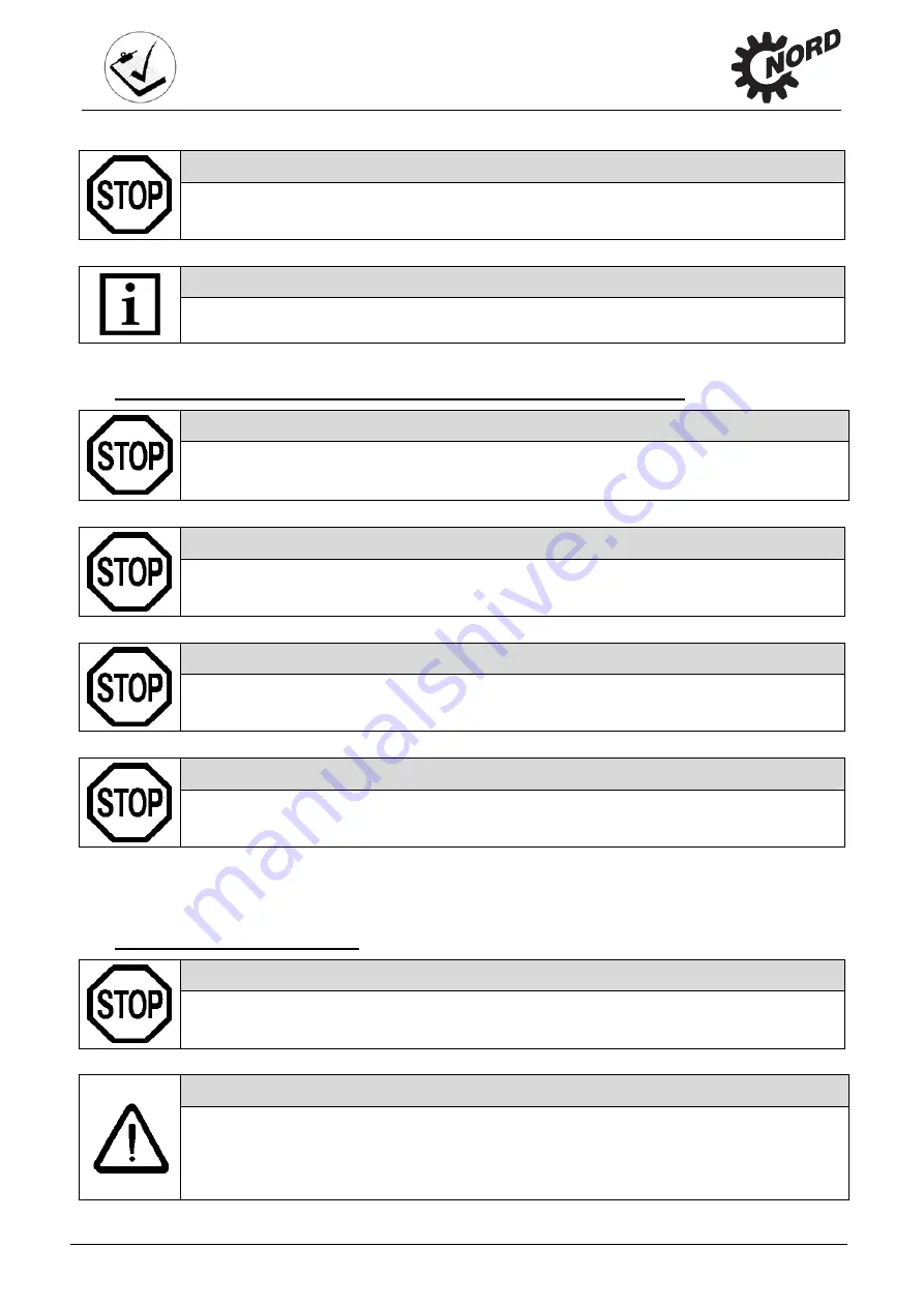 nord SK 10207 Operating And Maintenance Instructions Manual Download Page 21