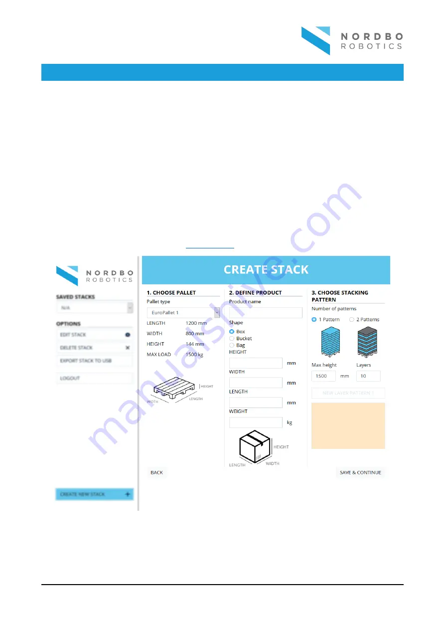 Nordbo Robotics Palletizer User Manual Download Page 5
