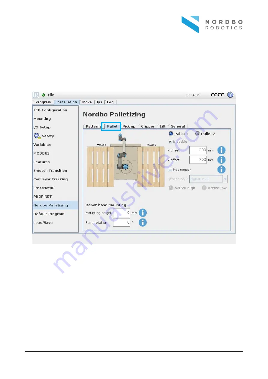 Nordbo Robotics Palletizer Скачать руководство пользователя страница 8