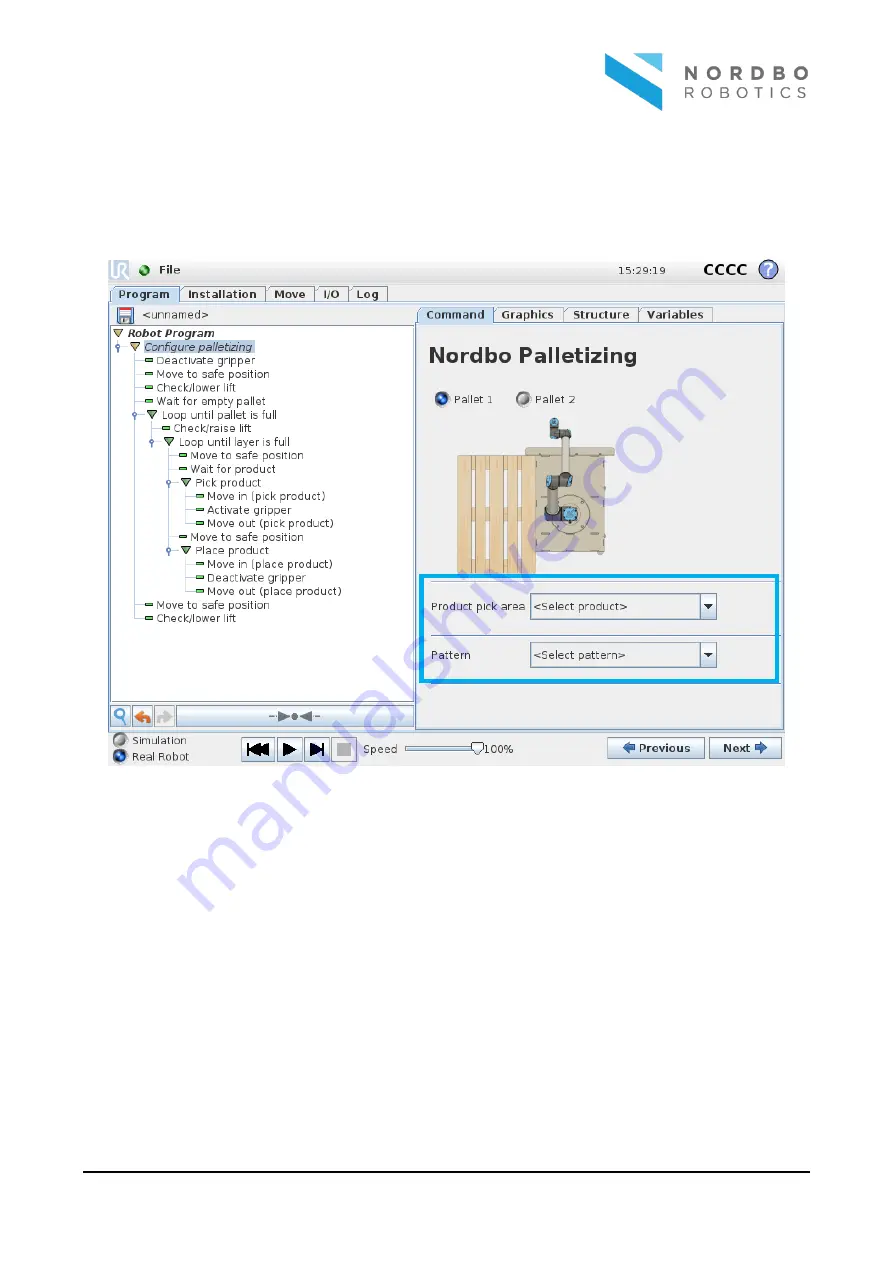 Nordbo Robotics Palletizer User Manual Download Page 21