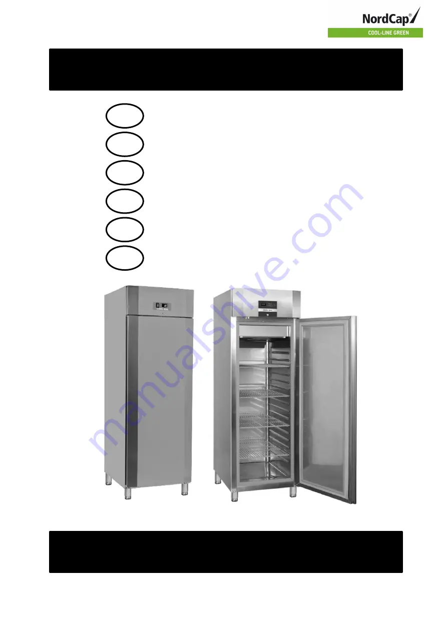 Nordcap 700l Refrigerator Instruction Manual Download Page 1