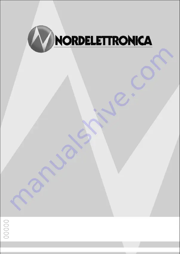 Nordelettronica 1872.324.02 Instruction Manual Download Page 1