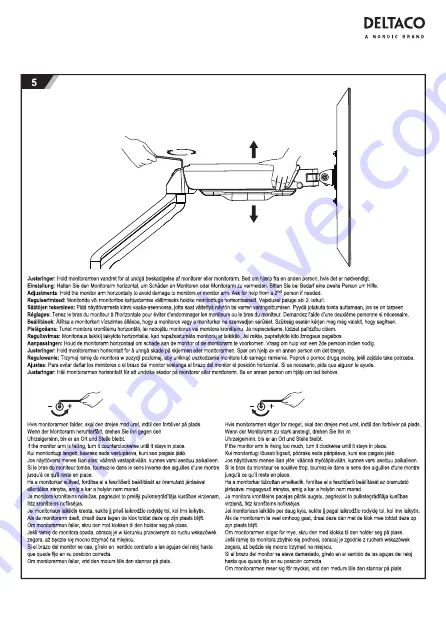 Nordic DELTACO ARM-0360 User Manual Download Page 7