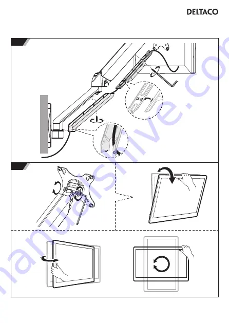 Nordic DELTACO ARM-0360 User Manual Download Page 8