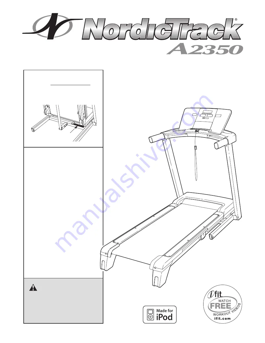 NordicTrack A2350 User Manual Download Page 1