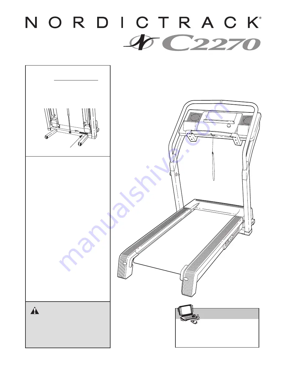 NordicTrack C2270 NTL1295.3 User Manual Download Page 1