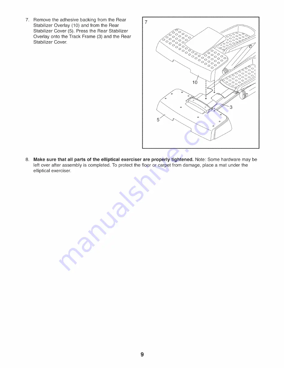 NordicTrack CLUB XI User Manual Download Page 9