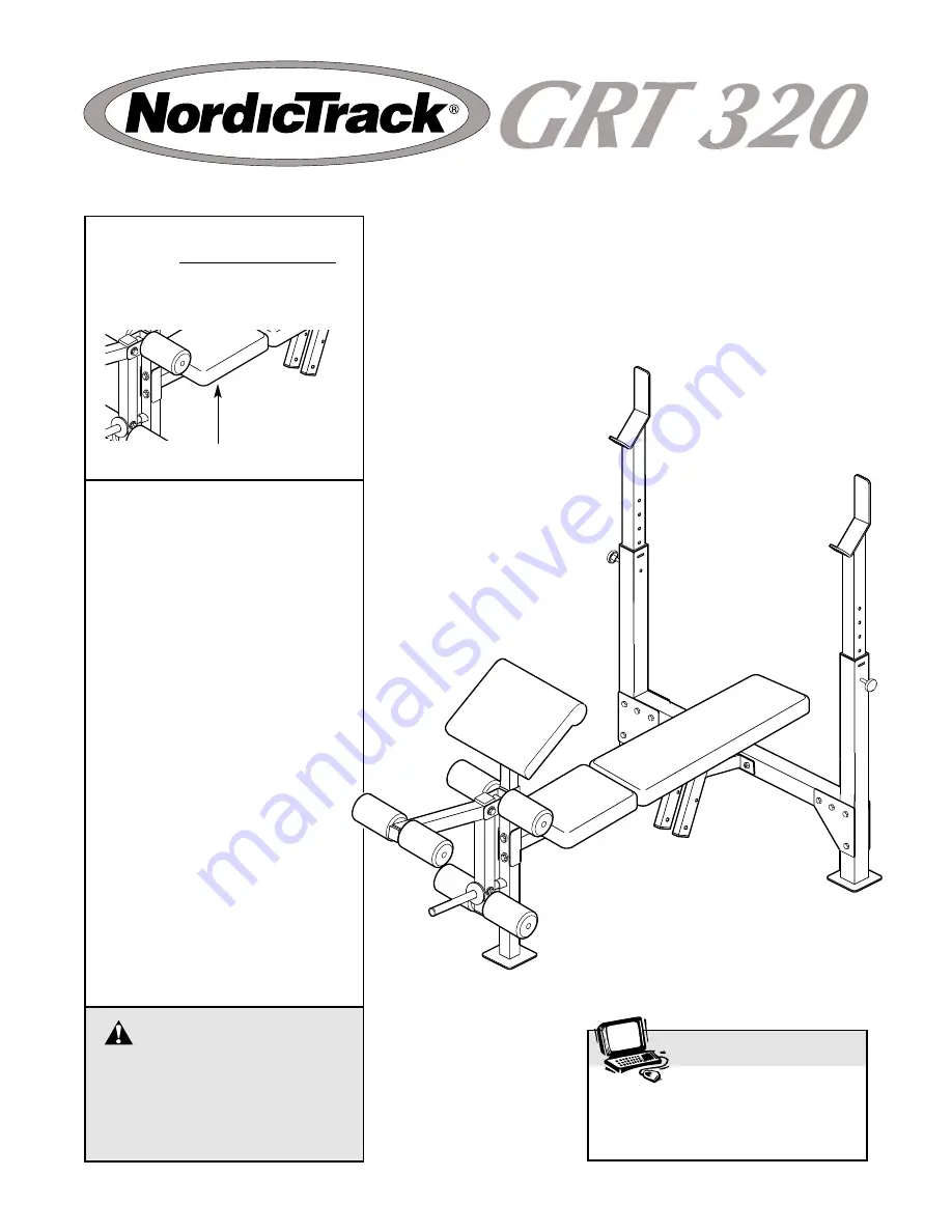 NordicTrack Grt320 Manual Download Page 1