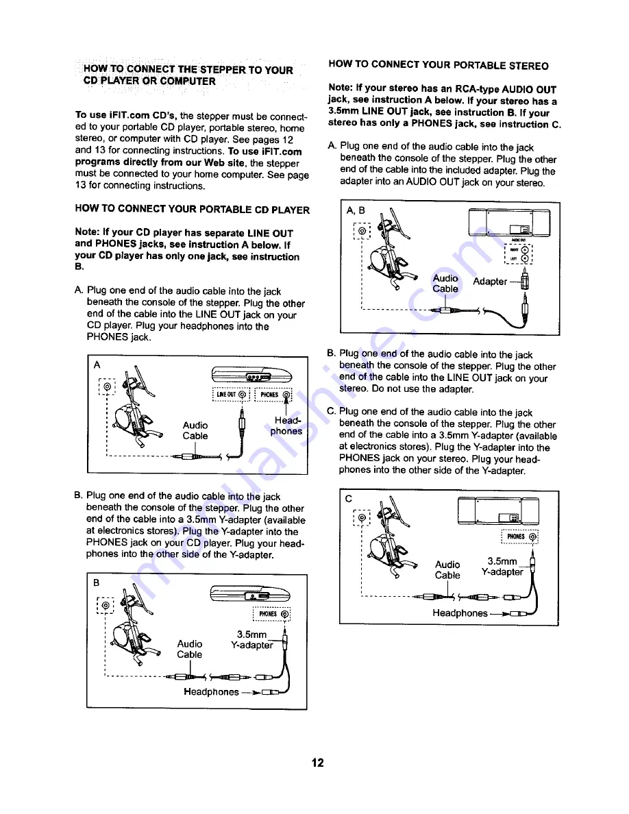 NordicTrack MTN 740 User Manual Download Page 12