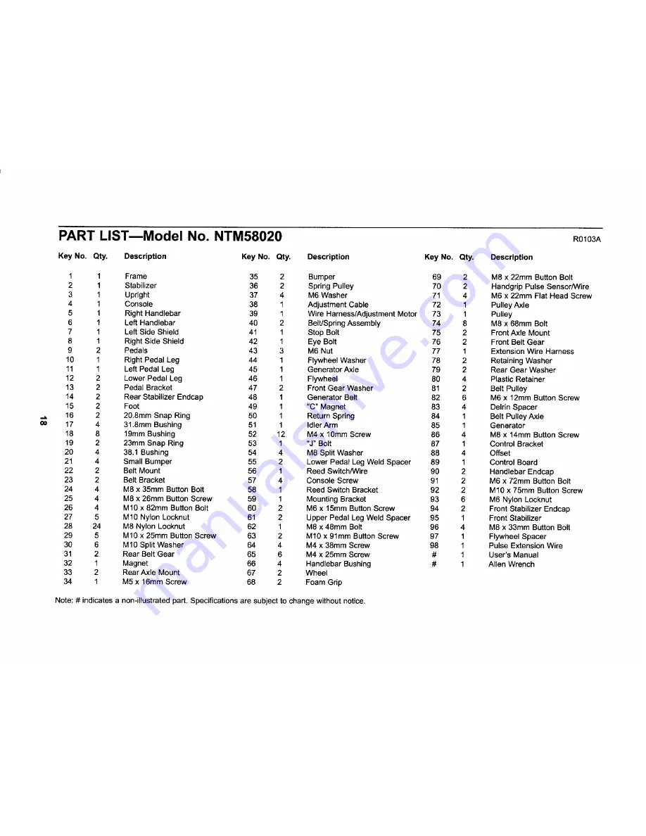 NordicTrack MTN 740 User Manual Download Page 18