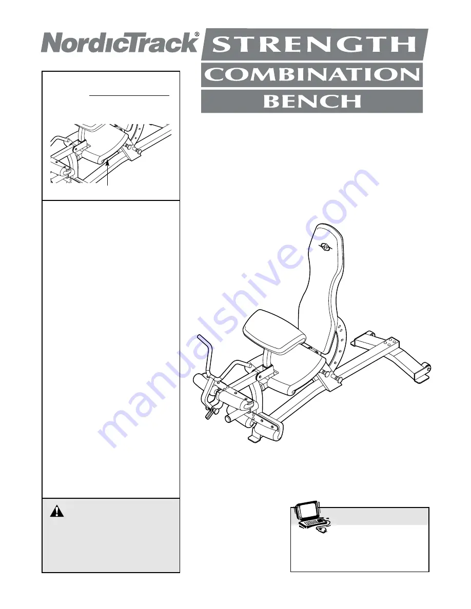 NordicTrack NTB14920 User Manual Download Page 1