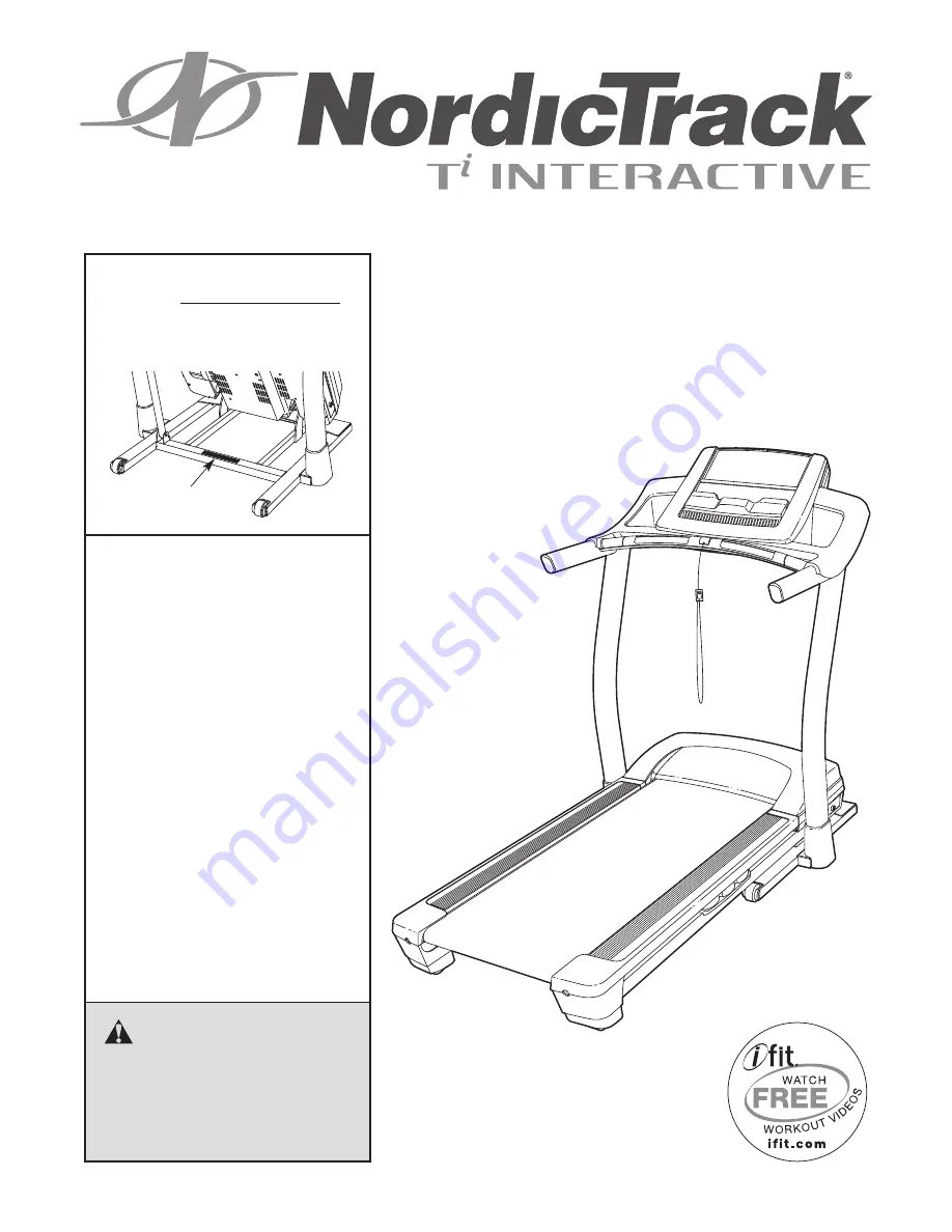 NordicTrack NTL01109.0 User Manual Download Page 1