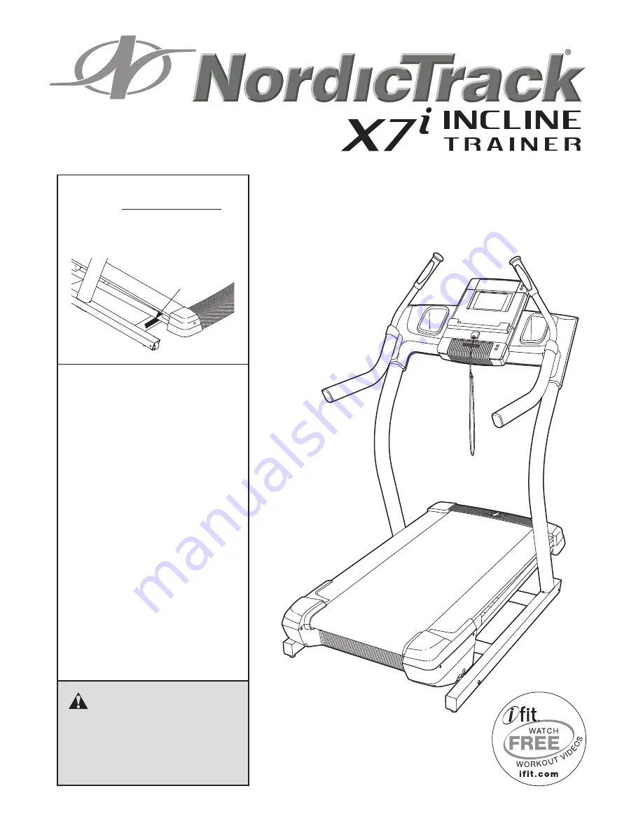 NordicTrack NTL15909.0 User Manual Download Page 1