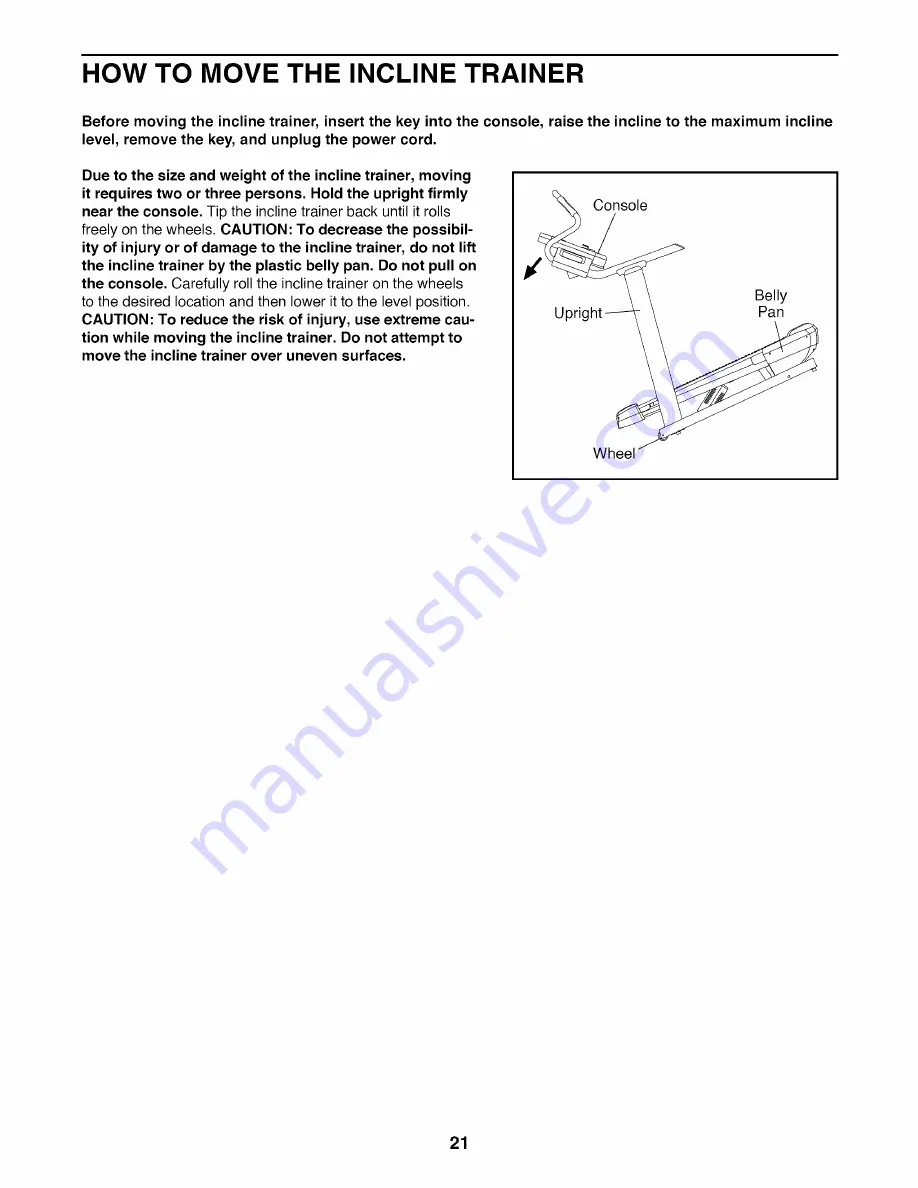 NordicTrack NTL15992.0 User Manual Download Page 21