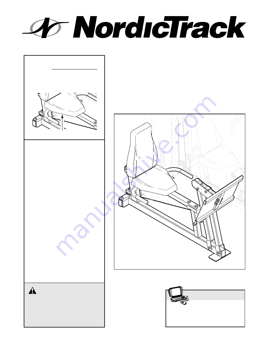 NordicTrack NTSA03990 User Manual Download Page 1