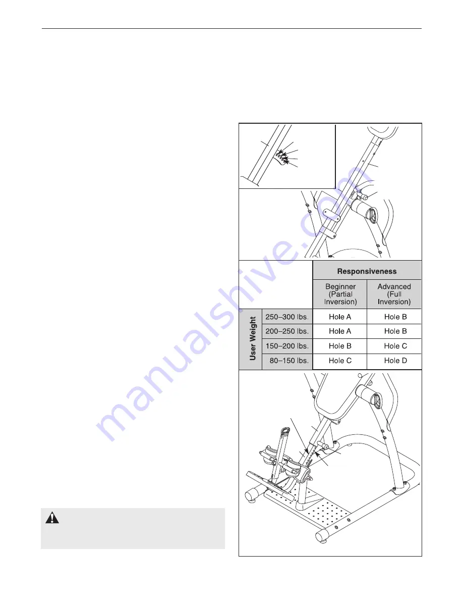 NordicTrack Revitalize Inversion System User Manual Download Page 13