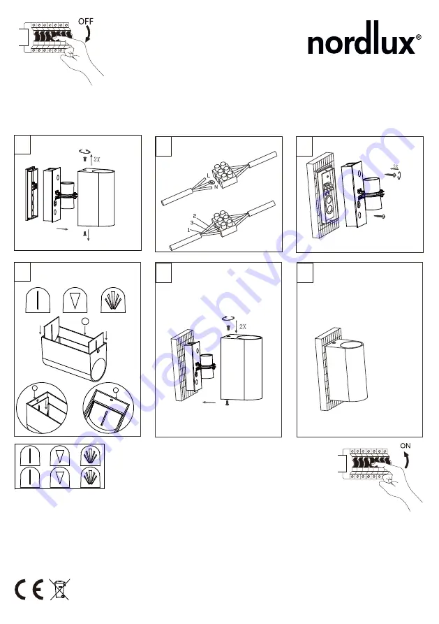 nordlux 84971003 Mounting Instruction Download Page 1