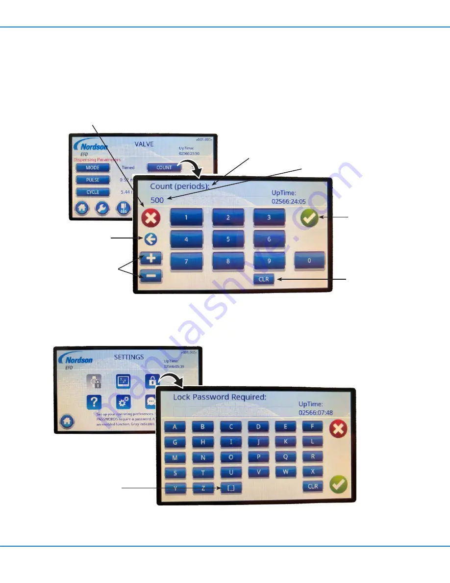 Nordson EFD PICO Touch Series Operating Manual Download Page 21