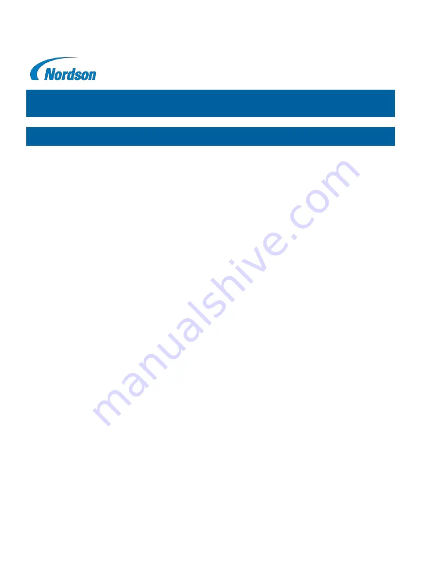 Nordson Pro-Meter A2K Quick Start Manual Download Page 1