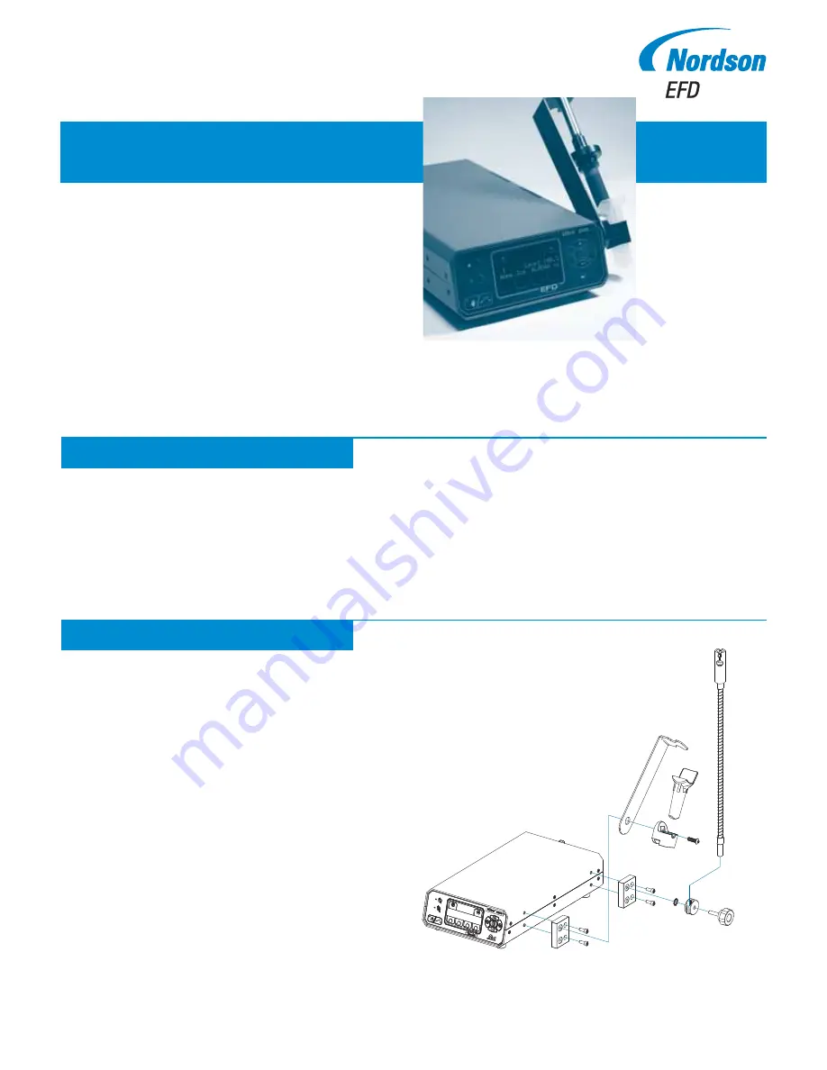 Nordson Ultimus IV Quick Start Manual Download Page 1