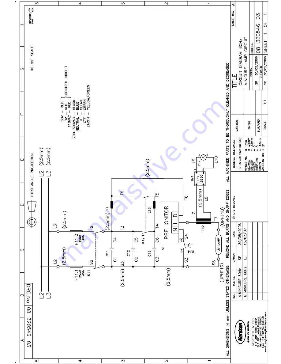 Nordstrom MiniCure 7119745C Product Manual Download Page 69