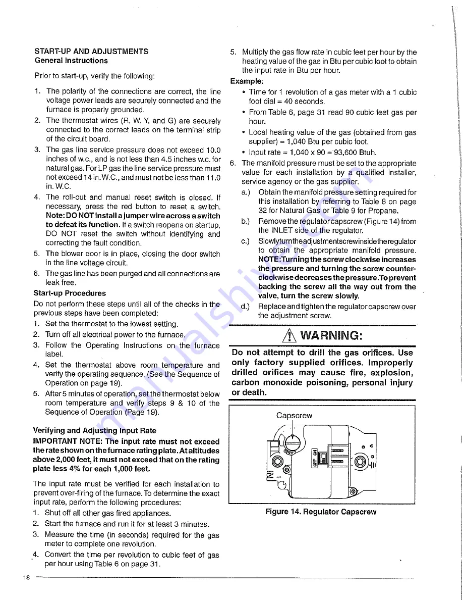 Nordyne SA series Installation Instructions Manual Download Page 18