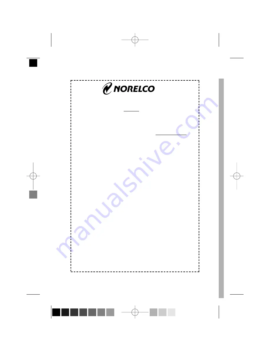 Norelco 8170XL Скачать руководство пользователя страница 6