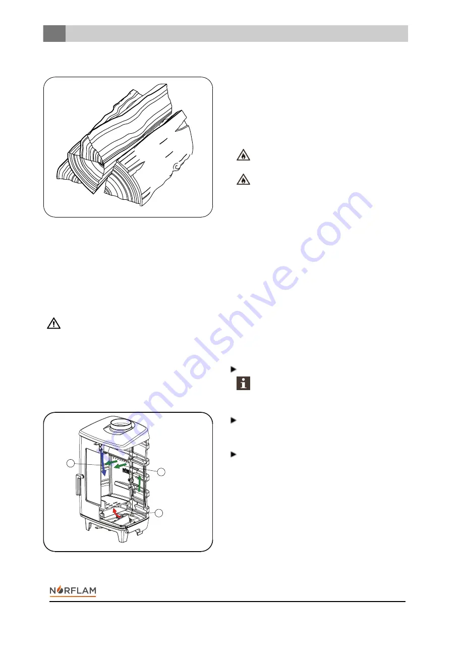 NORFLAM ARDENTE Installation Instructions And Operating Manual Download Page 122