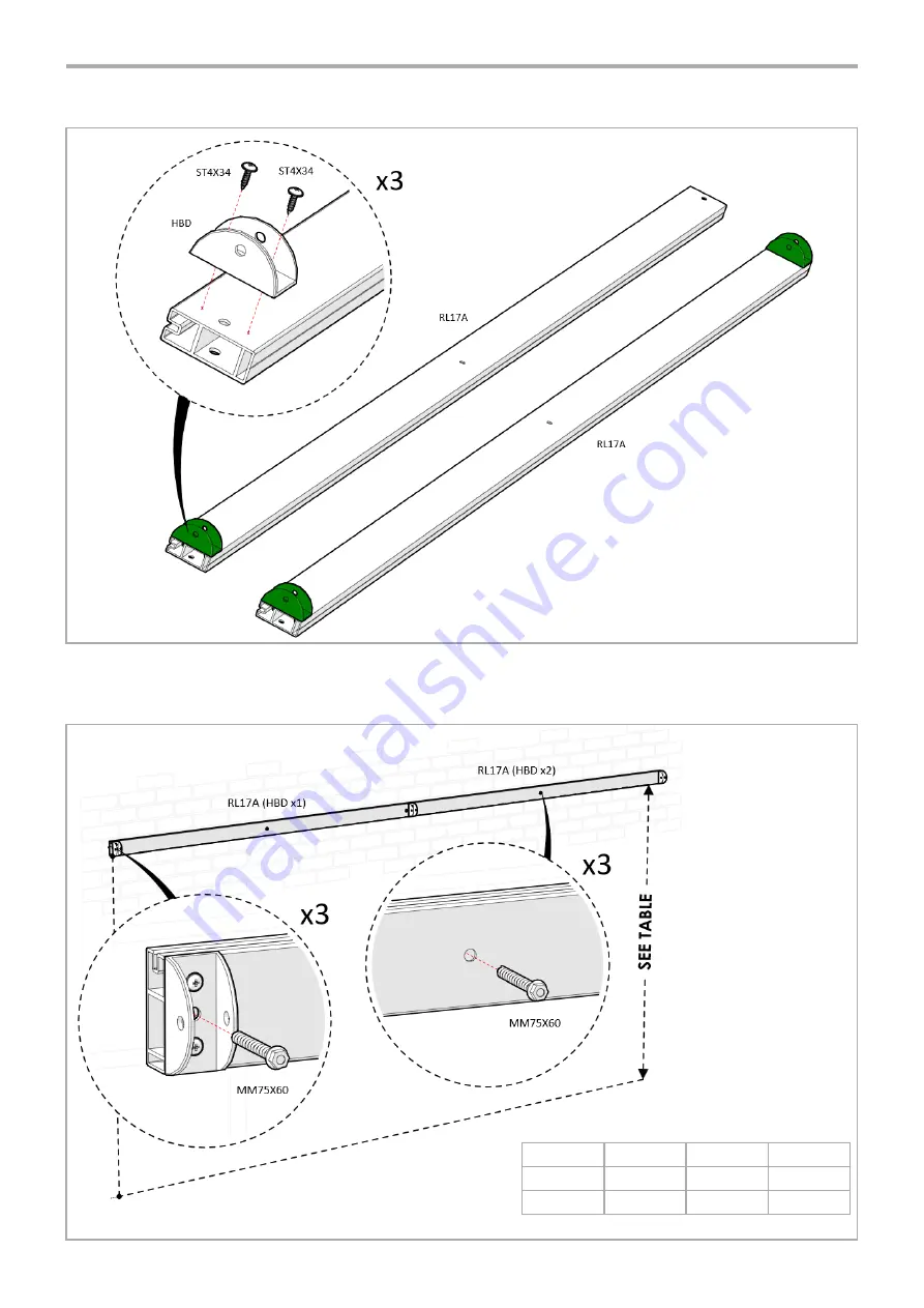 Norfolk Greenhouses BCCPSW3820+G Assembly Instructions Manual Download Page 8