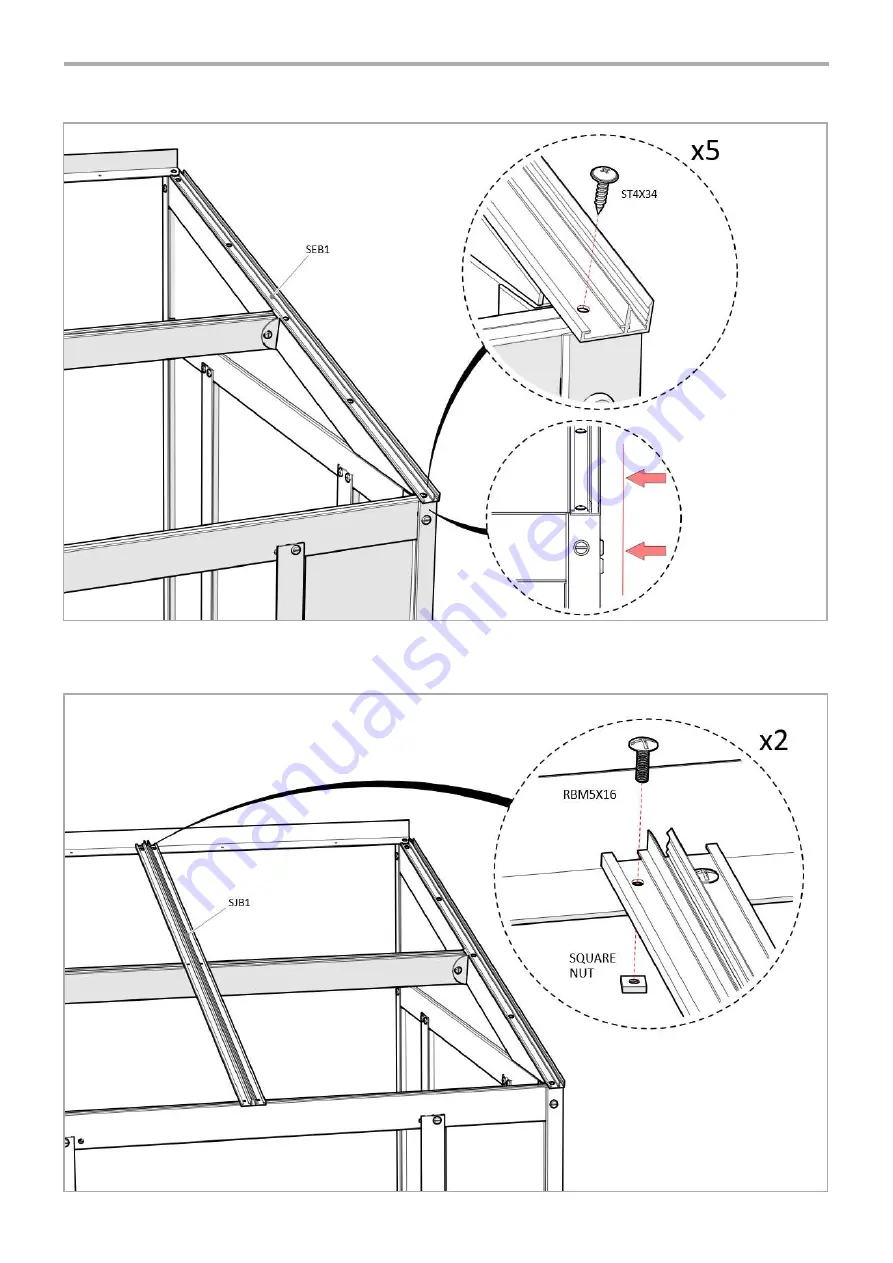 Norfolk Greenhouses BCPOSW1280+G Скачать руководство пользователя страница 21