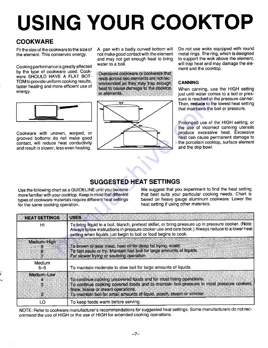 Norge L3510PRV Use And Care Manual Download Page 8