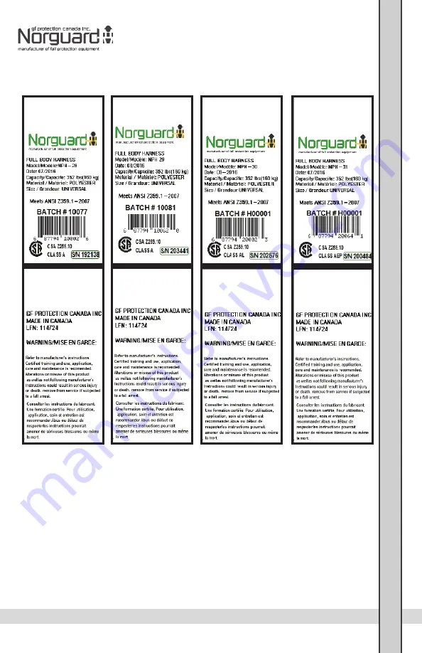 Norguard NPH Series Instruction Manual Download Page 8