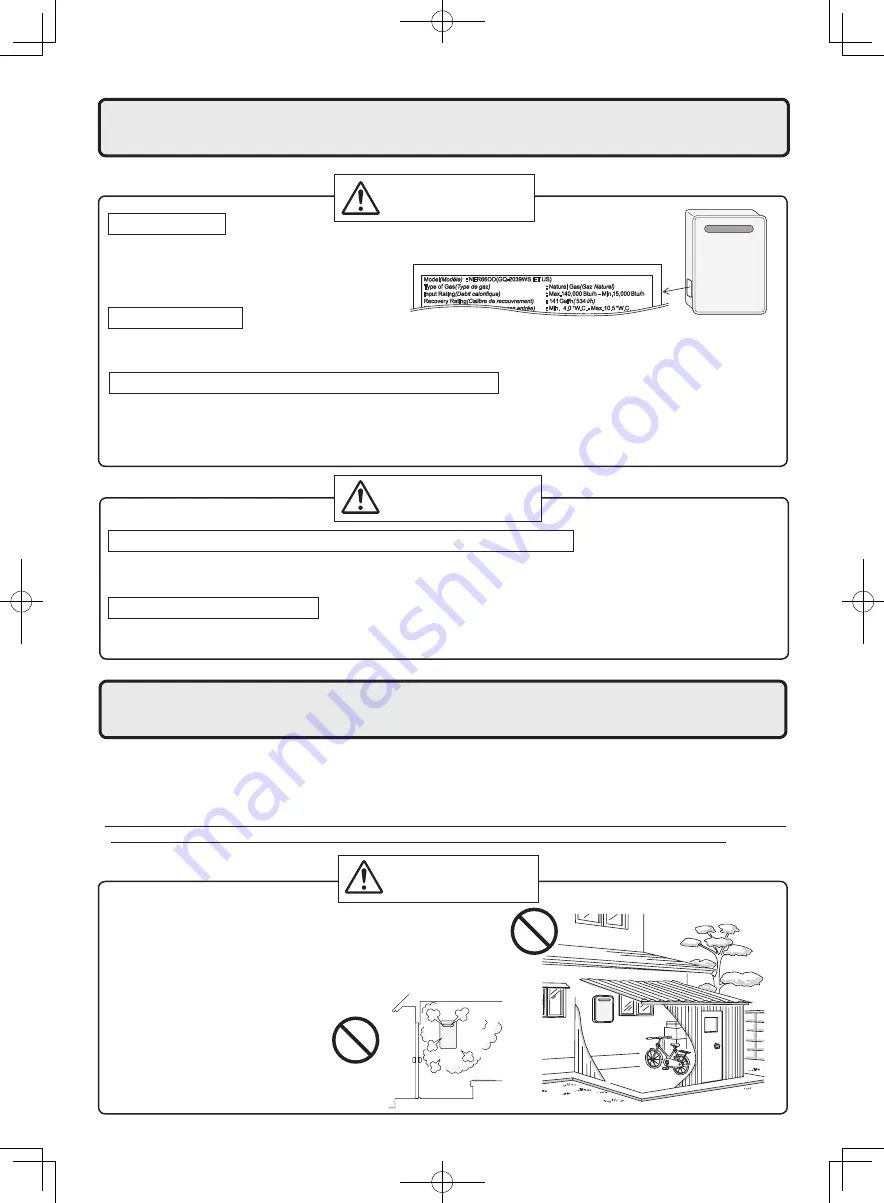 Noritz GQ-2039WS ET US Installation Manual Download Page 3