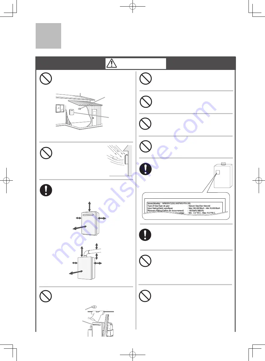 Noritz GQ-2457WS US Owner'S Manual Download Page 4