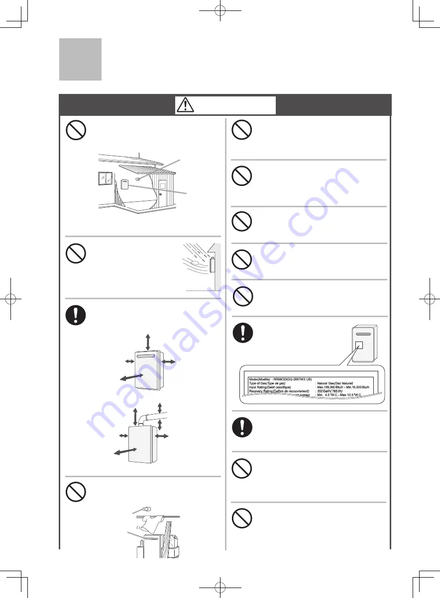 Noritz GQ-2857WX US Owner'S Manual Download Page 4