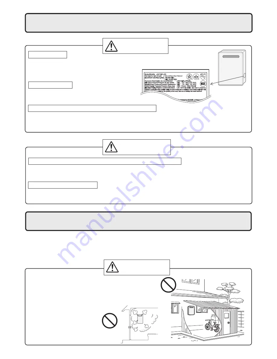 Noritz NC1991-OD Installation Manual Download Page 4